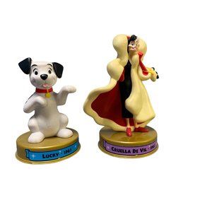 Disney 101 Dalmatians Lucky & Cruella De Vil 100 Years Of Magic McDonalds Figure